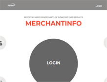 Tablet Screenshot of iaccess.merchantinfo.com