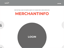Tablet Screenshot of merchantinfo.com